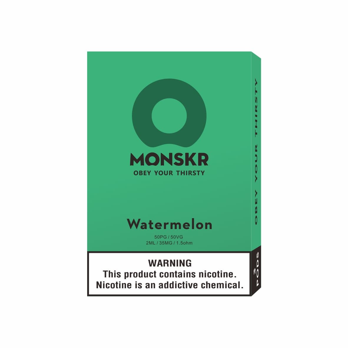 MONSKR 蒙斯科 大嘴怪 一代煙彈 夏日西瓜 (1盒3入)