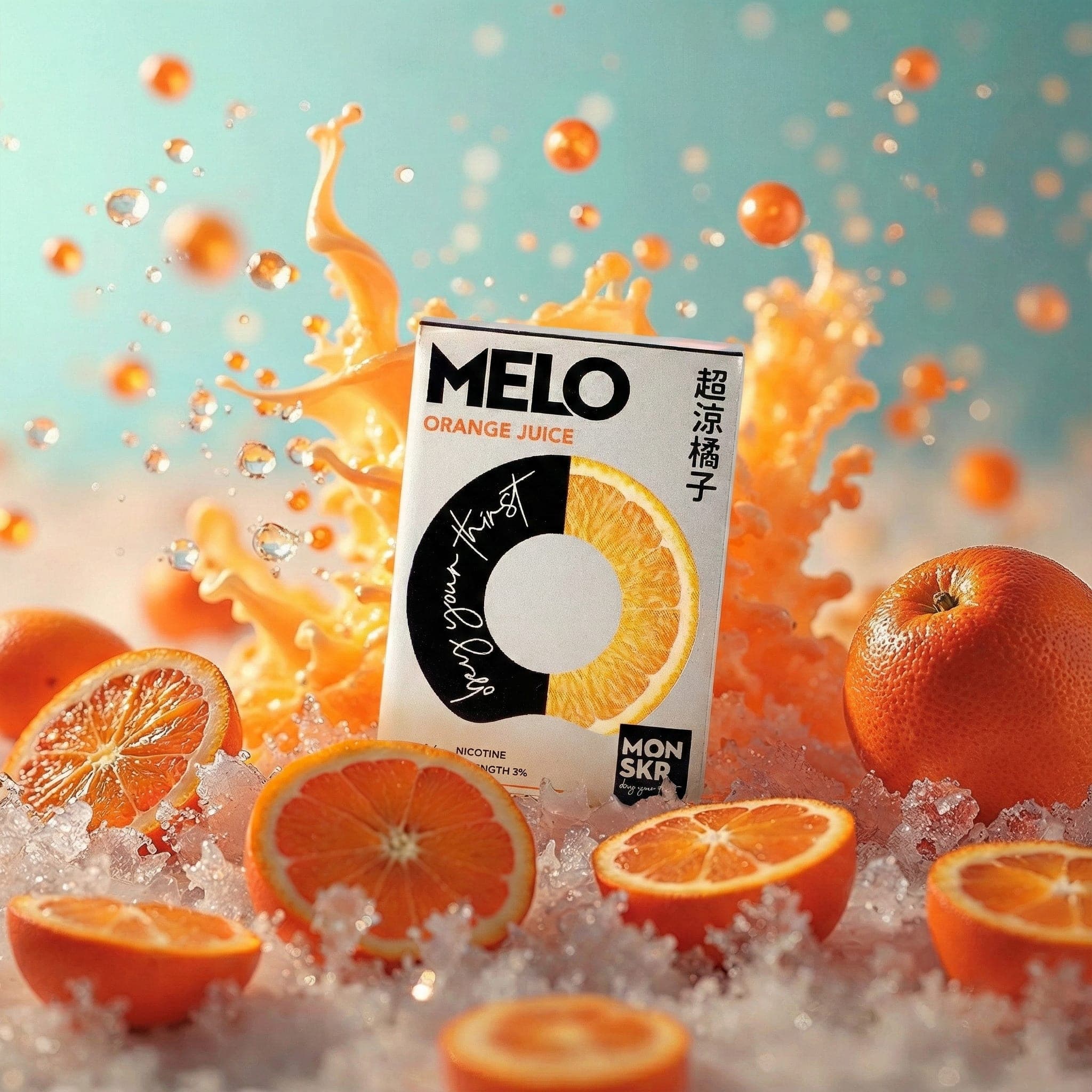 MONSKR 蒙斯科 大嘴怪 MELO 五代煙彈 10超涼橘子 (3入)